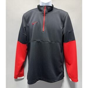 NIKE Team Activewear 1/4 ZIP Red/White/Black jacket CI4543-011 Men's Size small